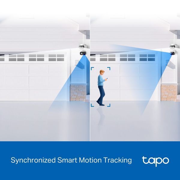 Камера IP з подвійним об'єктивом TP-LINK Tapo C246D 3MP N300 microSD motion detection TAPO-C246D фото