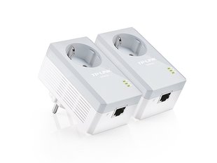 Комплект Адаптерiв Powerline TP-LINK TL-PA4010PKIT AV600, 1xFE, (TL-PA4010 2шт), Розетка TL-PA4010PKIT фото