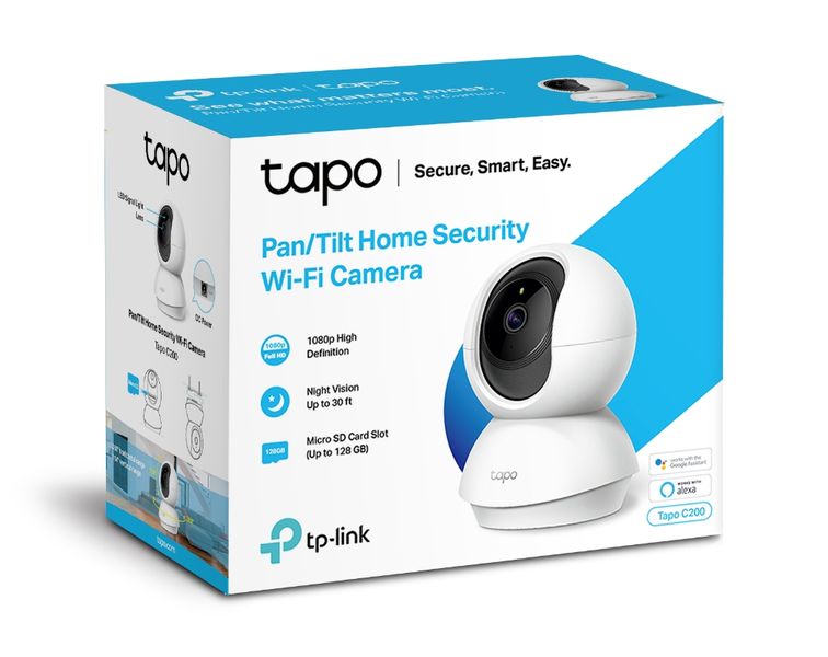 IP-Камера TP-LINK Tapo C200 FHD N300 microSD motion detection TAPO-C200 фото